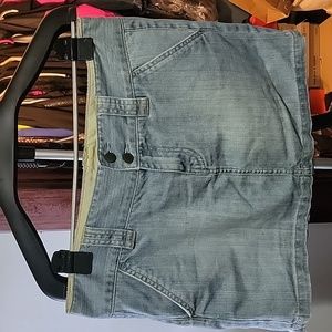 Express jean skirt
